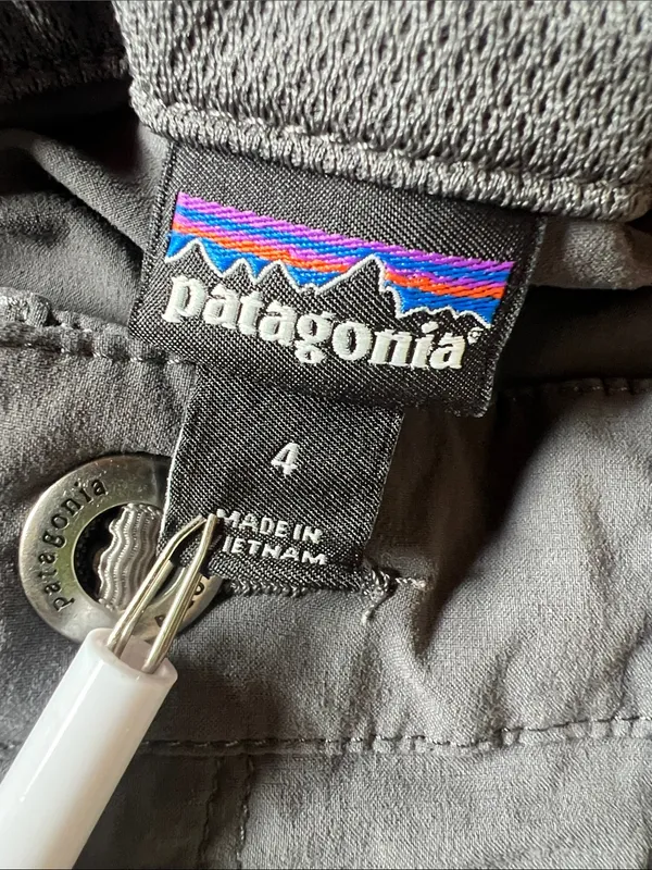 Patagonia Women's Charcoal Gray Athletic Shorts - Image 2