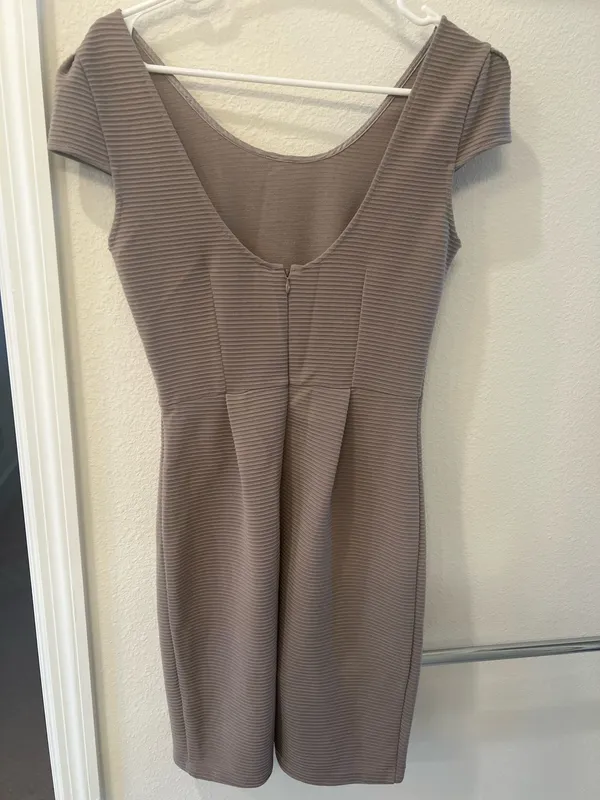 Le Sample Gray Cocktail Dress Size XS - Image 2