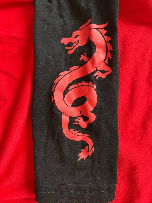 Red Dragon Crop Top - Image 3