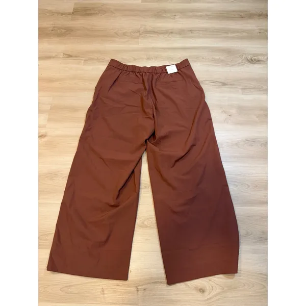 Banana Republic Hayden Wide-Leg Pant Brown 16 Womens High Rise NEW - Image 3