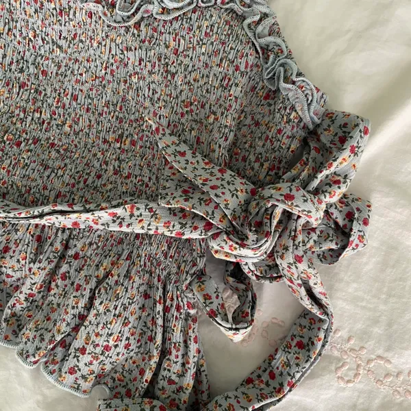 American Eagle Floral Tank - Image 4