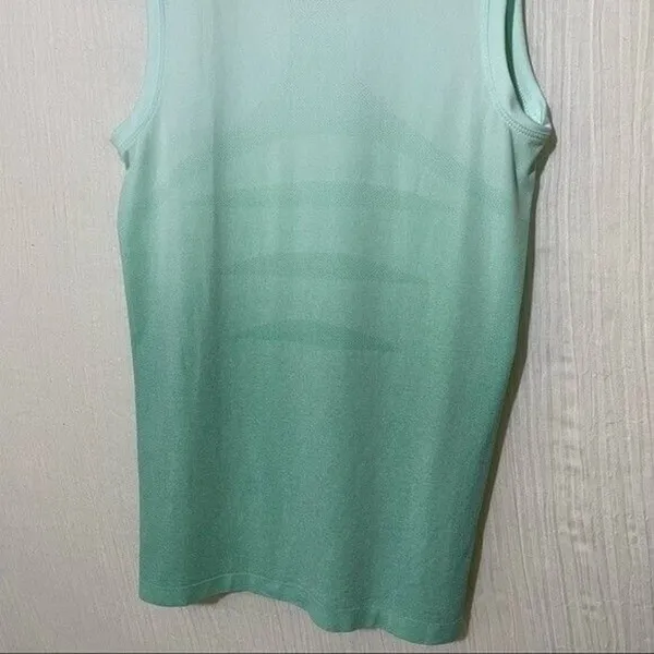 Slazenger Shirt Women's Size XS Mint Green Ombré Golf Active Wear Sleeveless - Image 5