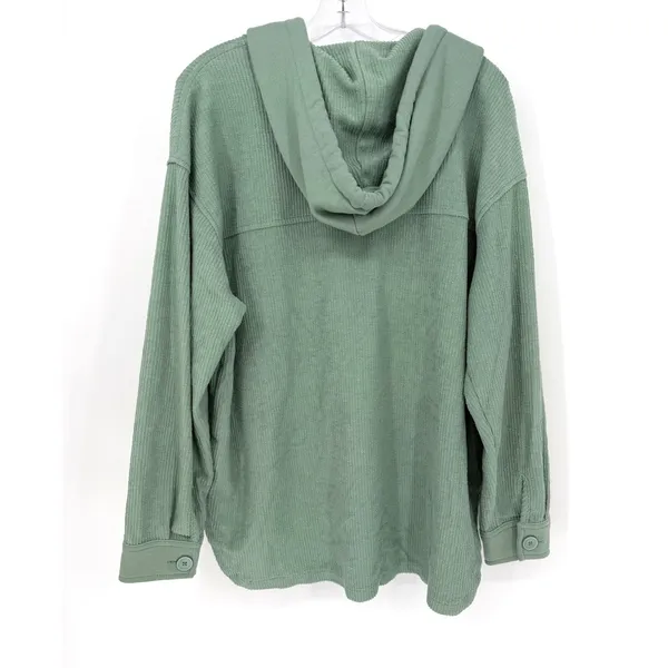 American Eagle Oversized Shacket Women Large Green Gorpcore Coastal Boho Earthy - Image 6
