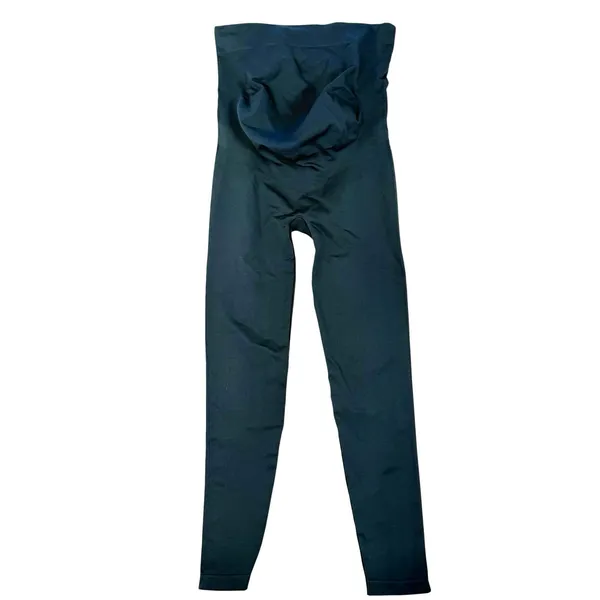 Blanqi Everyday Maternity Belly Support Leggings Womens‎ Large Blue Gray Pull On - Image 3