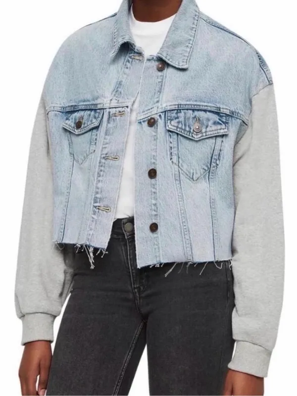 AllSaints High-Rise Washed Black Skinny Jeans - Image 2