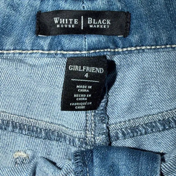 White House Black Market Light Blue Jean Shorts - Image 2