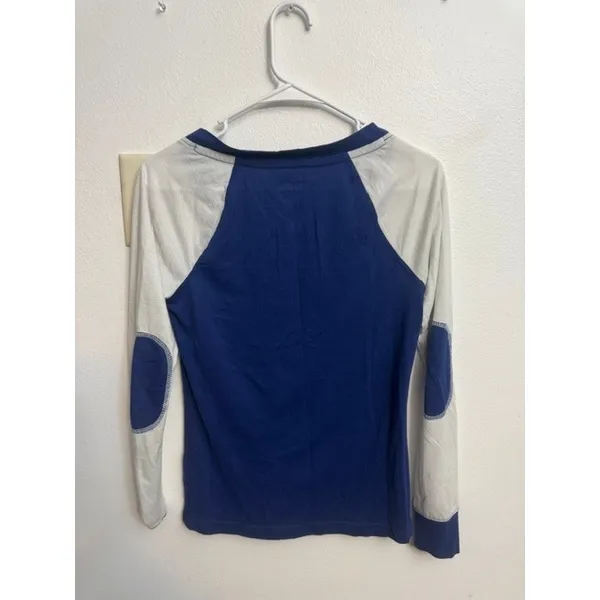 Adidas Tampa Bay Lightning NHL Womens Raglan Long Sleeve Shirt Blue Grey S (F) - Image 2