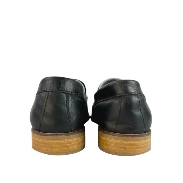 Everlane Women's Black Leather Slip On Low Top Almond Toe Loafers Shoes Size 8 - Image 3