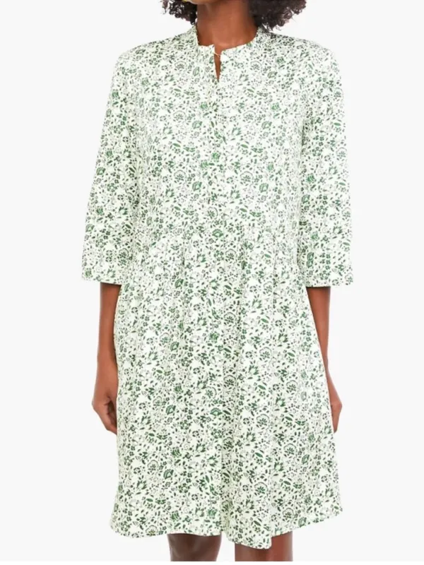 Tuckernuck Meadow Ditsy Royal Shirt Dress - Image 9