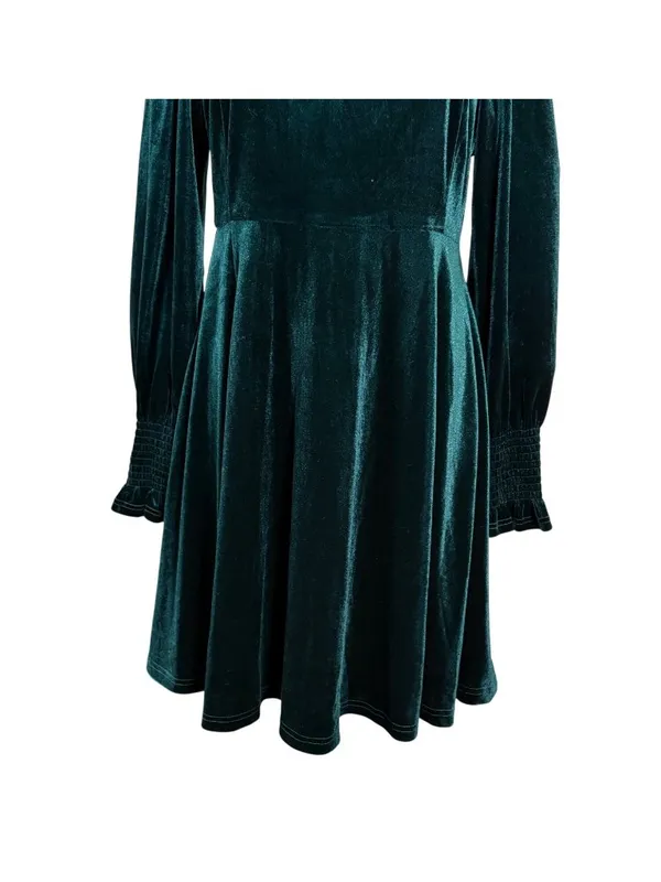 NEW Baltic Born Tina Velvet Dress In Emerald Green Size Large - Image 8