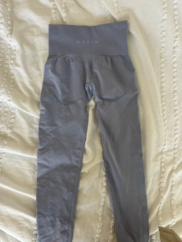 NVGTN Contour Leggings Blue - Image 3