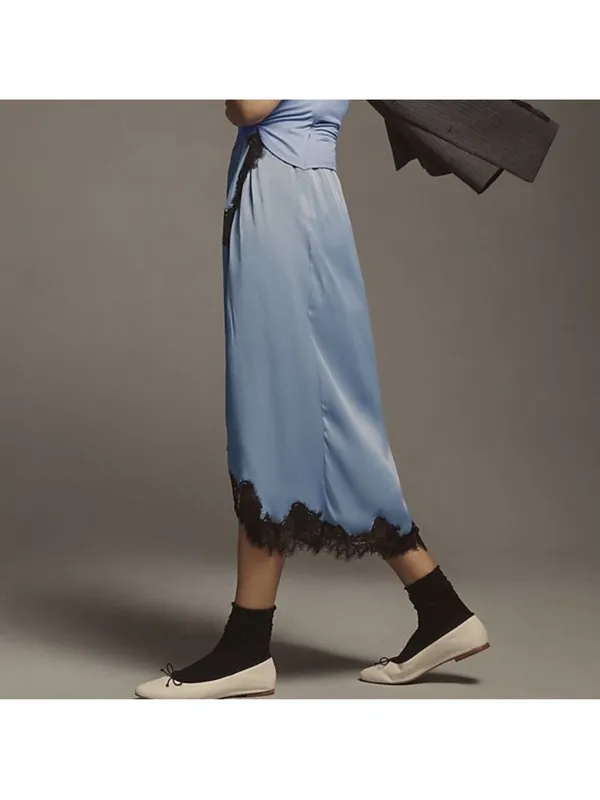 ANTHROPOLOGIE The Keeley Twofer Midi Dress - Image 6