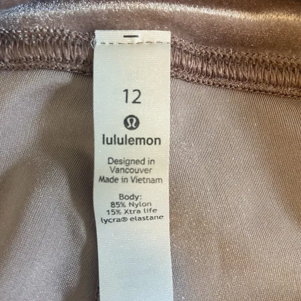 Lululemon Wunder Lounge High-Rise Tight 27” Velvet‎ Spanish Oak Yoga Gym Size 12 - Image 7