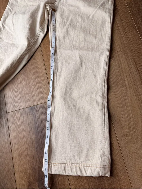 Sézane High-Waisted Button-Fly Jeans size 36 - Image 7