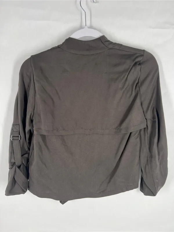 H&M Divided NWT Draped Moto‎ Zip Jacket Size - Image 6
