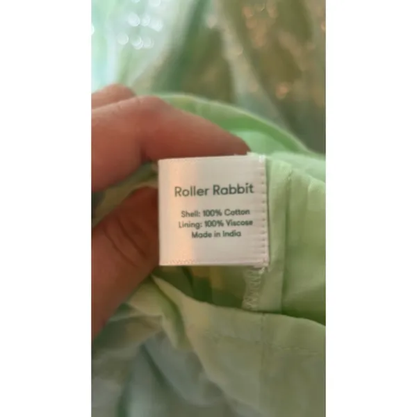 Roller Rabbit Sage Green Clermont Zara Maxi Dress sz L - Image 7