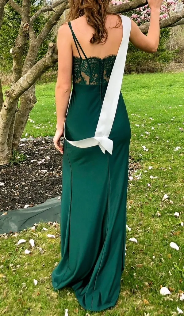 City Triangles Dress Green - Image 2