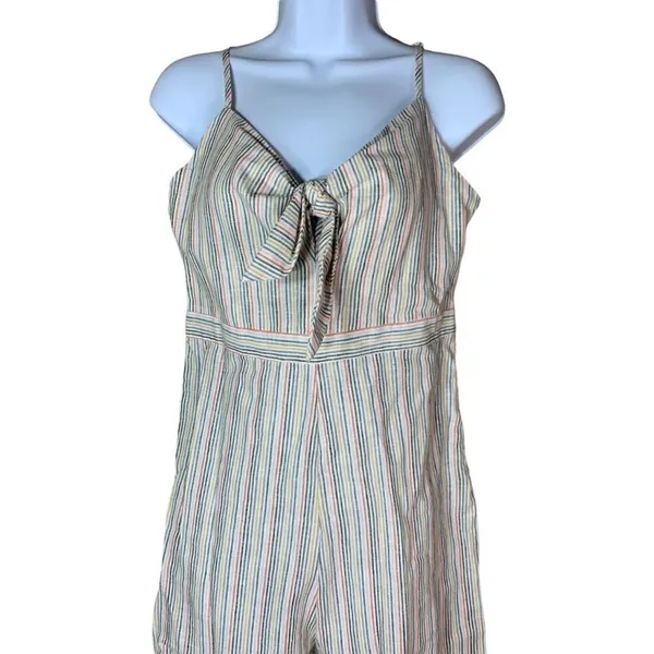 Olivaceous linen blend jumpsuit‎ - Image 2