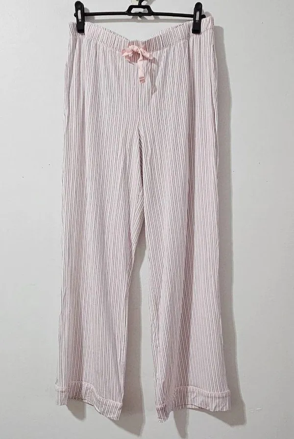 Victoria's Secret Modal Striped Button-Down Pajama Set - Pink/White - Size M - Image 5
