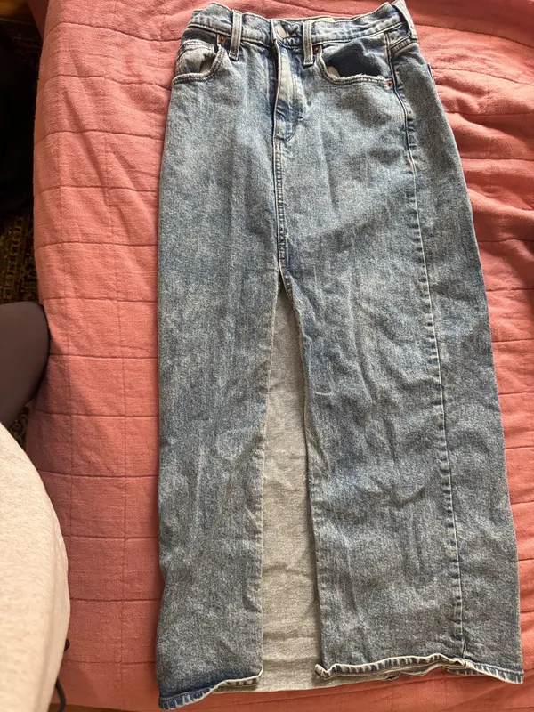 Universal Threads Denim Jean Skirt Maxi - Image 2