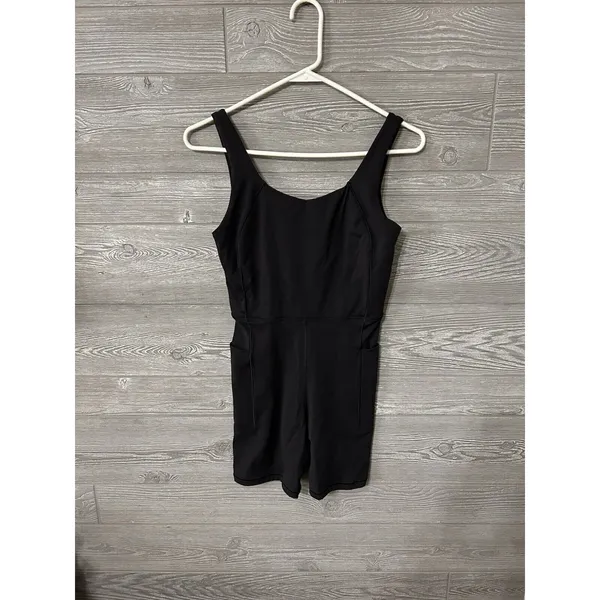 Calia‎ Inspire Short Bodysuit Pure Black Women's, Sz-S - Image 3