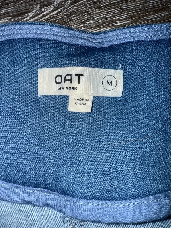 Oat Denim Vest Blue Size M - Image 2