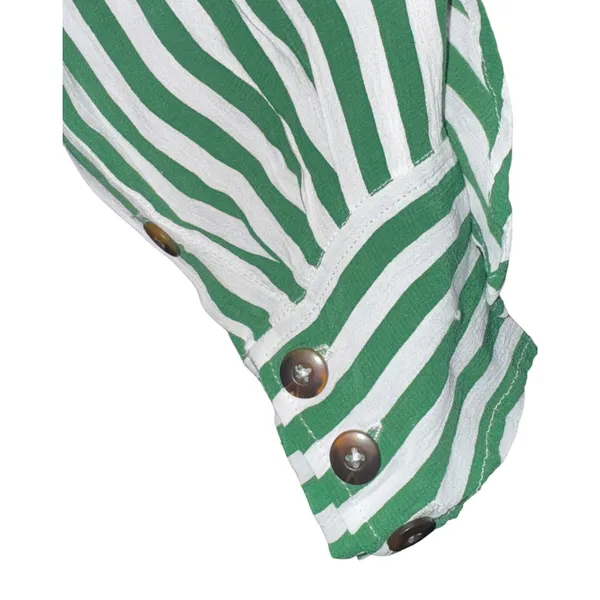 Faithfull‎ The Brand Beau Rivage Top in Zeus Stripe Women's 8 Nautical Preppy - Image 5