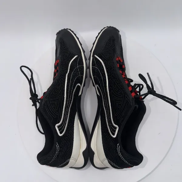 PUMA Vintage Y2K Speedcat Black Red Suede‎ Embossed Sneakers Size Women's 6.5 - Image 5