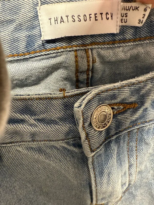 ThatsSoFetch Marcus Low Rise Blue Jeans - Image 4