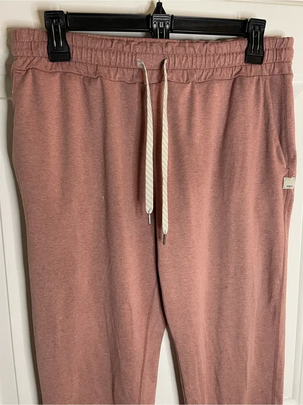 Vuori ladies active joggers in rosewood pockets drawstring athleisure no size - Image 5
