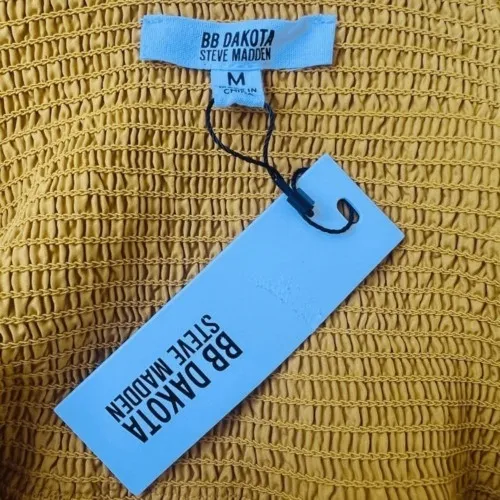 BB DAKOTA BY STEVE MADDEN Challi Midi Dress, Summer, Yellow, Medium (6-8),‎ NWT - Image 13