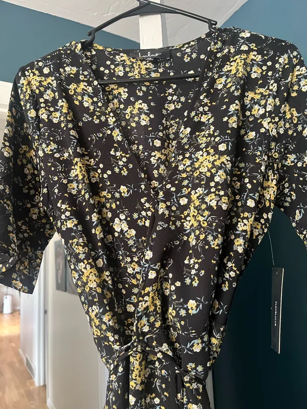 Lulus Floral Wrap Maxi Dress - Image 4