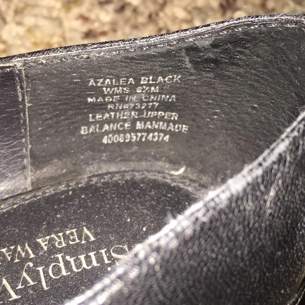 Black Azalea Simply Vera Vera Wang Mary Jane Heals Size 6.5 - Image 9