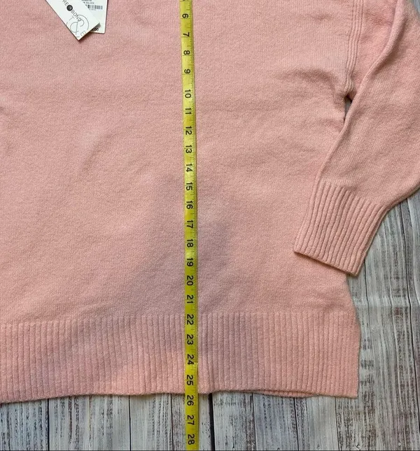 Treasure & Bond Pink Slit Side Oversized Sweater. Size Large. NWT - Image 8