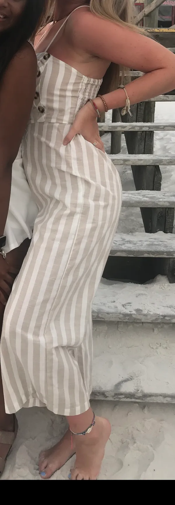 Stripped Jumpsuit Size M - Image 2