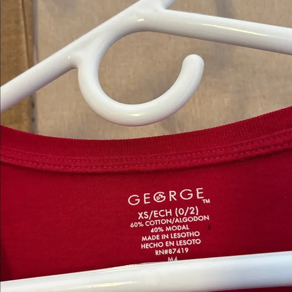 George Women's Long Sleeve Tee xs - Image 3