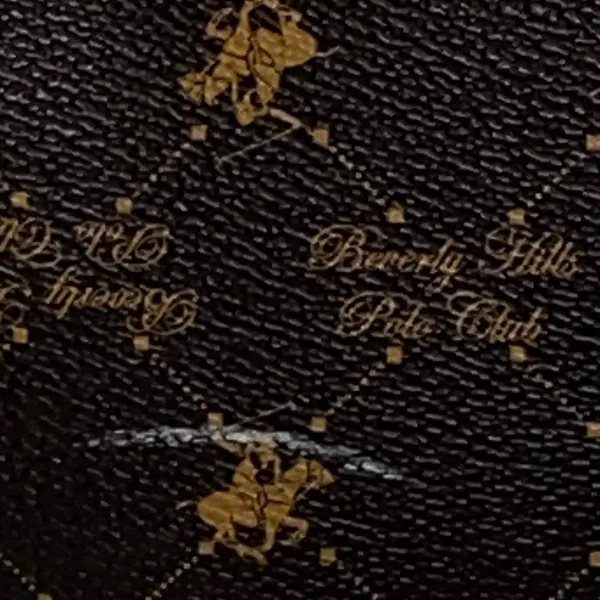Beverly Hills Polo Club Crossbody Bag Brown‎ Monogram Shoulder Purse Handbag - Image 3