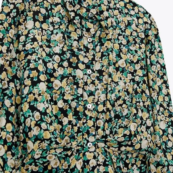 ✨HP✨ZARA PRINT DRESS✨  - Image 4