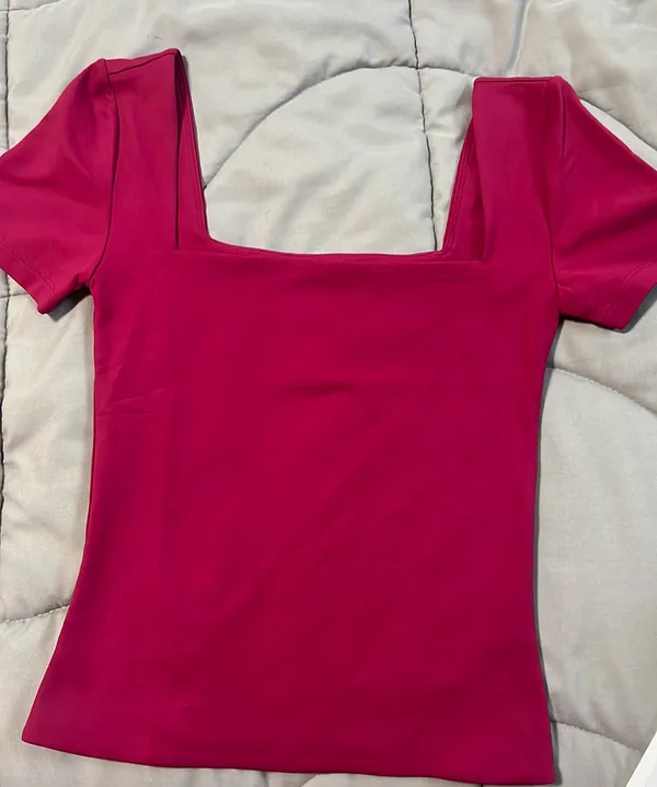 Aritzia Square Neck Short Sleeve - Image 2