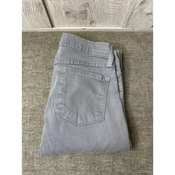 Altar'd State Womens Gray Jeans Size 26 Pockets Belt Loops Straight Leg - Image 3
