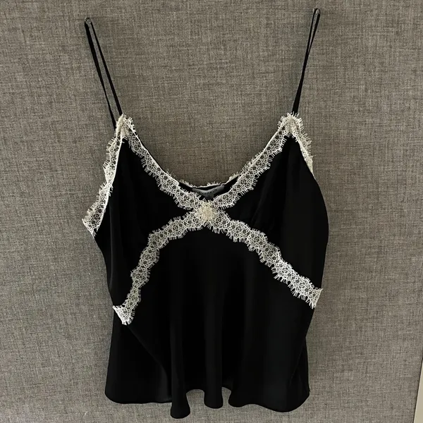 EVEREVE Black Lace Trim Camisole - Image 5
