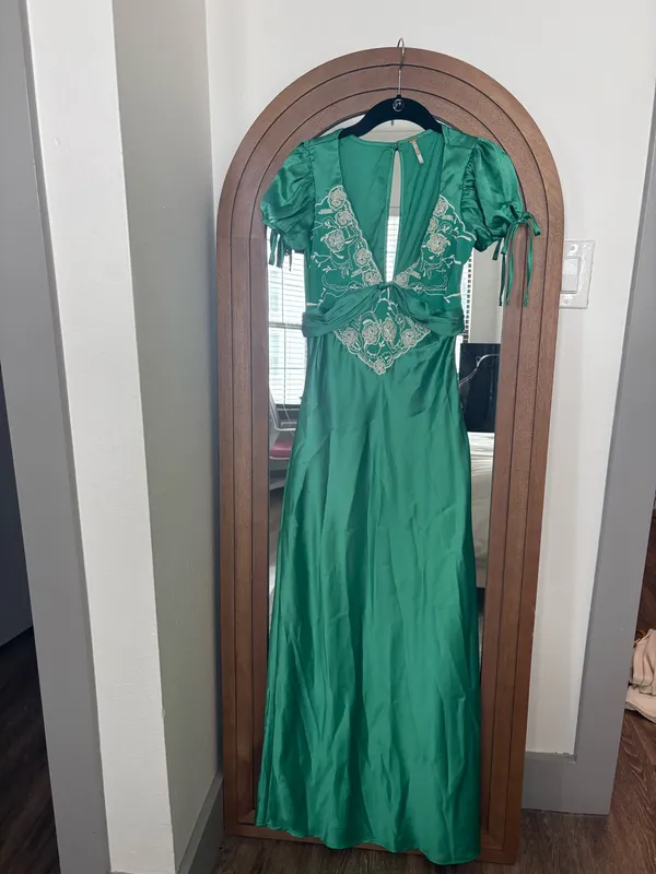 Free People Cooper Green Maxi Dress - Image 4