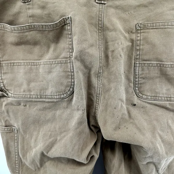 Carhartt Rugged Flex Original Fit Crawford Pants Straight Canvas Khaki Tan 16T - Image 6