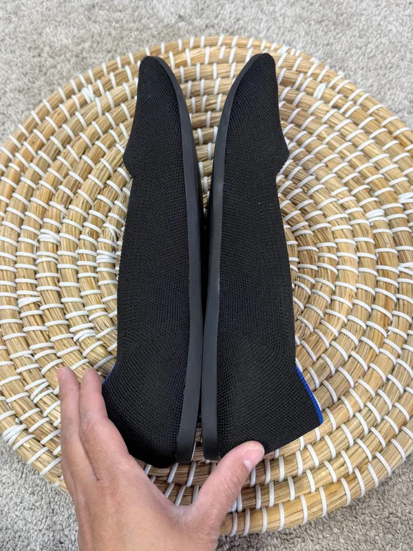 Rothy’s Women’s The Point II Knit Flat Shoes Comfort Washable in Black 8.5 - Image 8