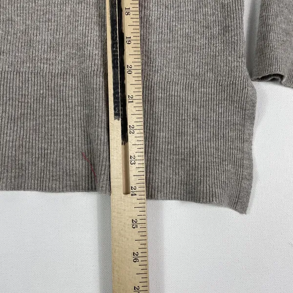 Altar'd State Sweater‎ Womens Small Gray Viscose Blend Mock Neck Knit Pullover - Image 5