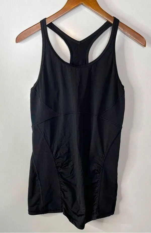 Athleta Stealth Racerback Tank Top Black Size Medium - Image 2