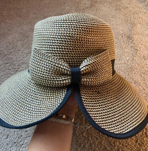 Beach Sun Hat Tan - Image 3