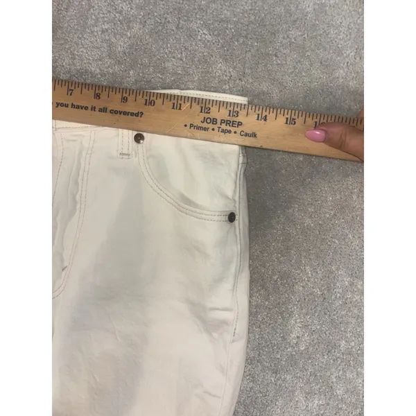 Abercrombie & Fitch Mom High‎ Rise Off White Jeans Size 25/0 - Image 7