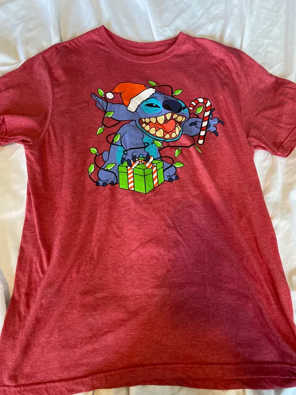 Stitch Christmas shirt - Image 3