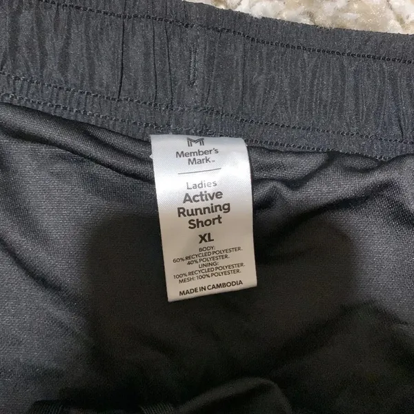 Black Running Shorts Size XL - Image 2